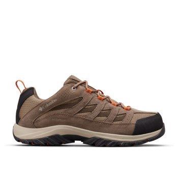 Columbia Crestwood Waterproof, Tenis De Montaña Naranjas Para Hombre | 186359-FZN